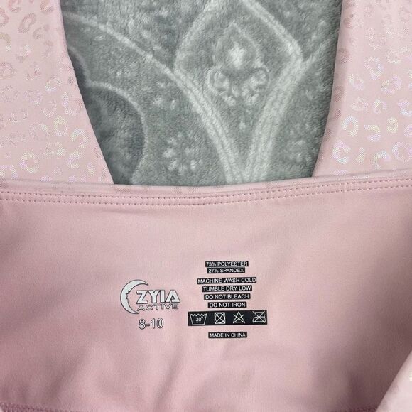 Zyia Pink Leopard Unicorn Light N Tight Leggings - Picture 4 of 4